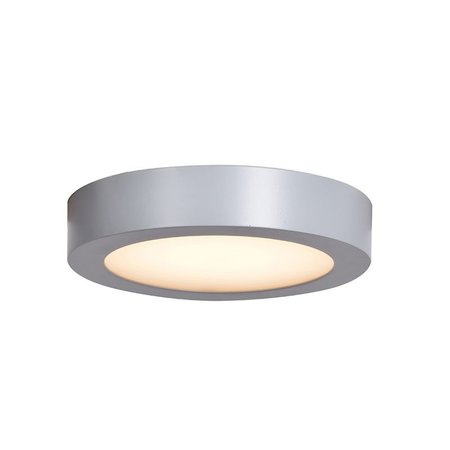 ACCESS LIGHTING Strike 20, LED Flush Mount, Silver Finish, Acrylic Lens Acrylic 20800LEDD-SILV/ACR